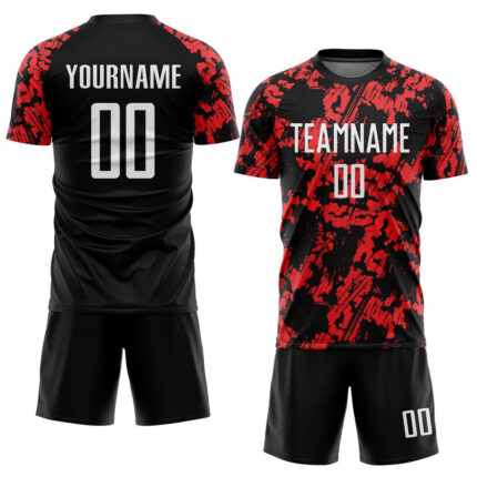 KyzoFire Fully Custom Sublimated Polyester/Spandex Football Uniform & Team Kit – Personalized Athletic Jersey & Shorts Set for Clubs & Academies