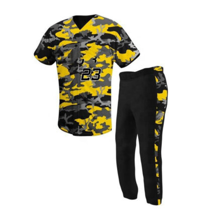 KyzoFire Custom Digital Printed Polyester Baseball Uniform Kit – Personalized Team Apparel & Gear