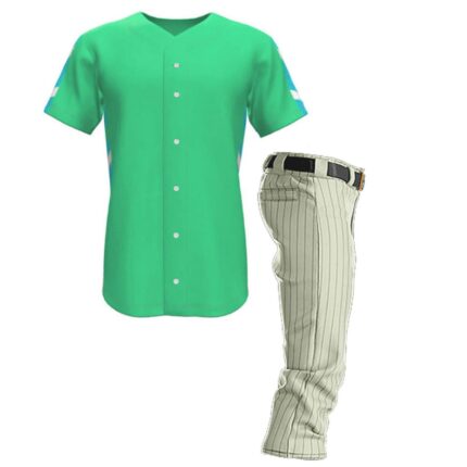 KyzoFire Custom Digital Printed Polyester Baseball Uniform Kit – Personalized Team Apparel & Gear