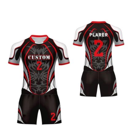 KyzoFire Custom Digital Printed Polyester Rugby Uniform Kit – Personalized Team Apparel & Gear