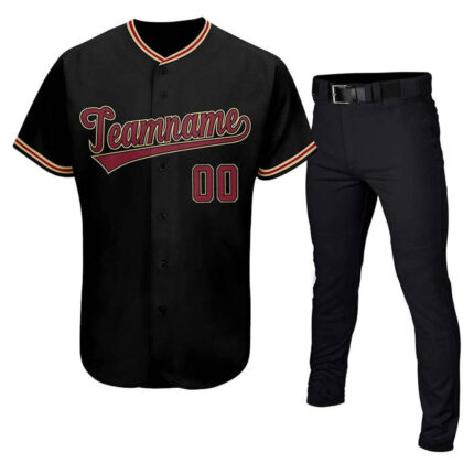 KyzoFire Custom Digital Printed Polyester Baseball Uniform Kit – Personalized Team Apparel & Gear