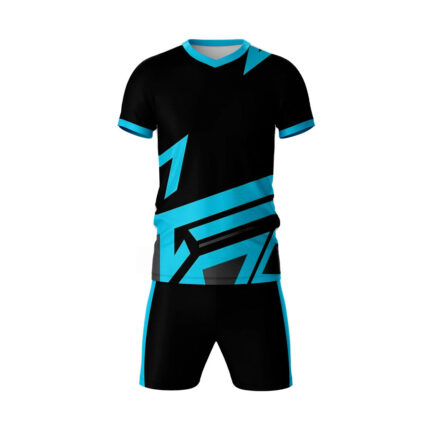 KyzoFire Custom Digital Printed Polyester Volleyball Uniform Kit – Personalized Team Jersey & Shorts