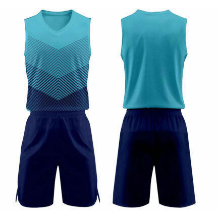 KyzoFire Custom Digital Printed Polyester Basketball Uniform Kit – Personalized Team Jersey & Shorts