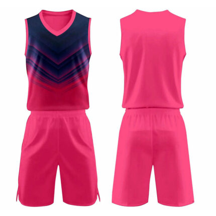 KyzoFire Custom Digital Printed Polyester Basketball Uniform Kit – Personalized Team Jersey & Shorts