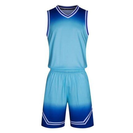 KyzoFire Custom Digital Printed Polyester Basketball Uniform Kit – Personalized Team Jersey & Shorts