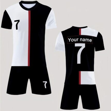 KyzoFire Fully Custom Sublimated Polyester/Spandex Football Uniform & Team Kit – Personalized Athletic Jersey & Shorts Set for Clubs & Academies
