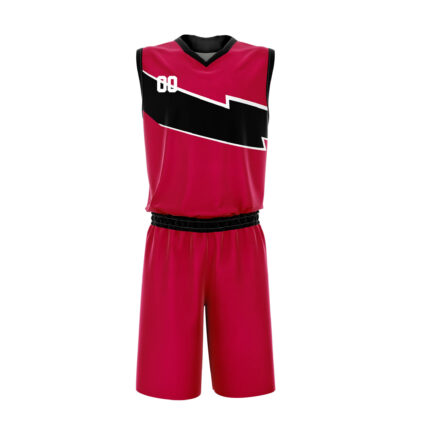 KyzoFire Custom Digital Printed Polyester Basketball Uniform Kit – Personalized Team Jersey & Shorts