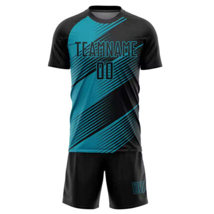 KyzoFire Fully Custom Sublimated Polyester/Spandex Football Uniform & Team Kit – Personalized Athletic Jersey & Shorts Set for Clubs & Academies