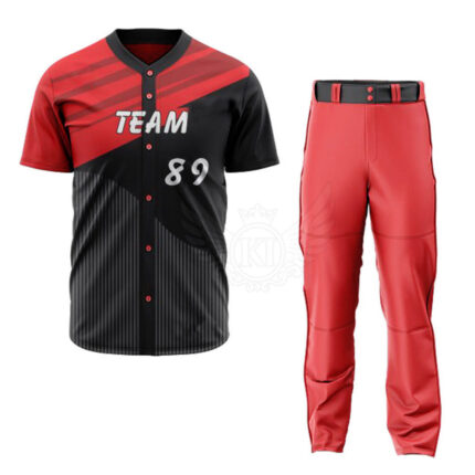 KyzoFire Custom Digital Printed Polyester Baseball Uniform Kit – Personalized Team Apparel & Gear