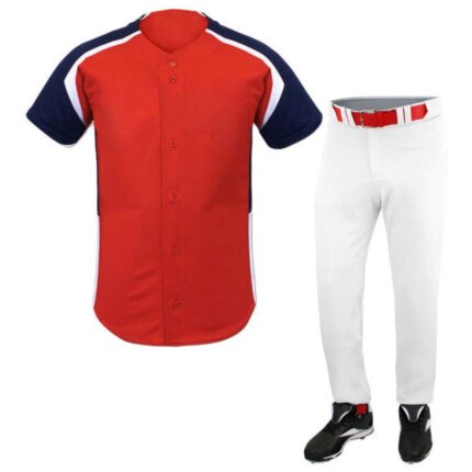 KyzoFire Custom Digital Printed Polyester Baseball Uniform Kit – Personalized Team Apparel & Gear