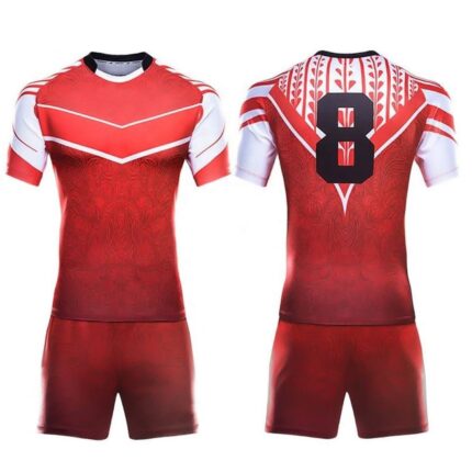 KyzoFire Custom Digital Printed Polyester Rugby Uniform Kit – Personalized Team Apparel & Gear