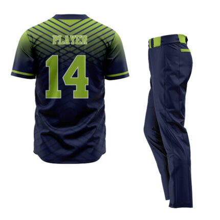 KyzoFire Custom Digital Printed Polyester Baseball Uniform Kit – Personalized Team Apparel & Gear