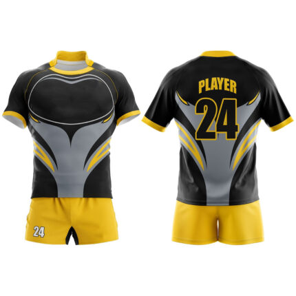KyzoFire Custom Digital Printed Polyester Rugby Uniform Kit – Personalized Team Apparel & Gear