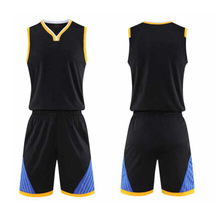 KyzoFire Custom Digital Printed Polyester Basketball Uniform Kit – Personalized Team Jersey & Shorts
