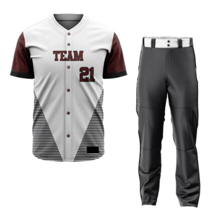 KyzoFire Custom Digital Printed Polyester Baseball Uniform Kit – Personalized Team Apparel & Gear