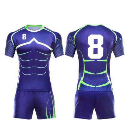 KyzoFire Custom Digital Printed Polyester Rugby Uniform Kit – Personalized Team Apparel & Gear