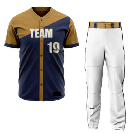 KyzoFire Custom Digital Printed Polyester Baseball Uniform Kit – Personalized Team Apparel & Gear