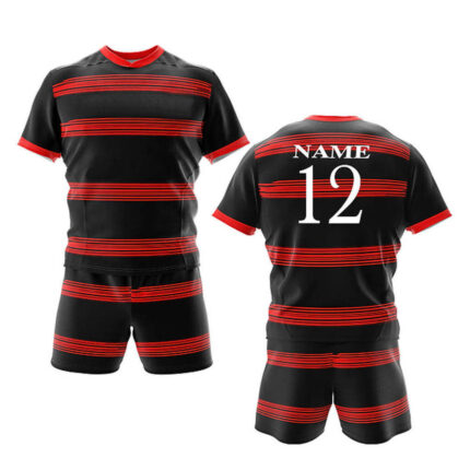 KyzoFire Custom Digital Printed Polyester Rugby Uniform Kit – Personalized Team Apparel & Gear