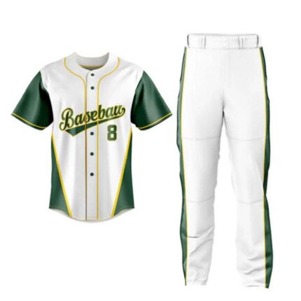 KyzoFire Custom Digital Printed Polyester Baseball Uniform Kit – Personalized Team Apparel & Gear