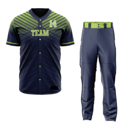 KyzoFire Custom Digital Printed Polyester Baseball Uniform Kit – Personalized Team Apparel & Gear