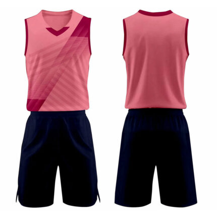 KyzoFire Custom Digital Printed Polyester Volleyball Uniform Kit – Personalized Team Jersey & Shorts