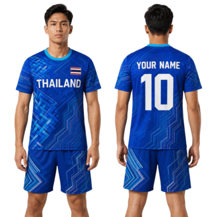 KyzoFire Fully Custom Sublimated Polyester/Spandex Football Uniform & Team Kit – Personalized Athletic Jersey & Shorts Set for Clubs & Academies