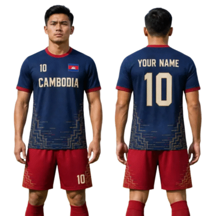 KyzoFire Fully Custom Sublimated Polyester/Spandex Football Uniform & Team Kit – Personalized Athletic Jersey & Shorts Set for Clubs & Academies